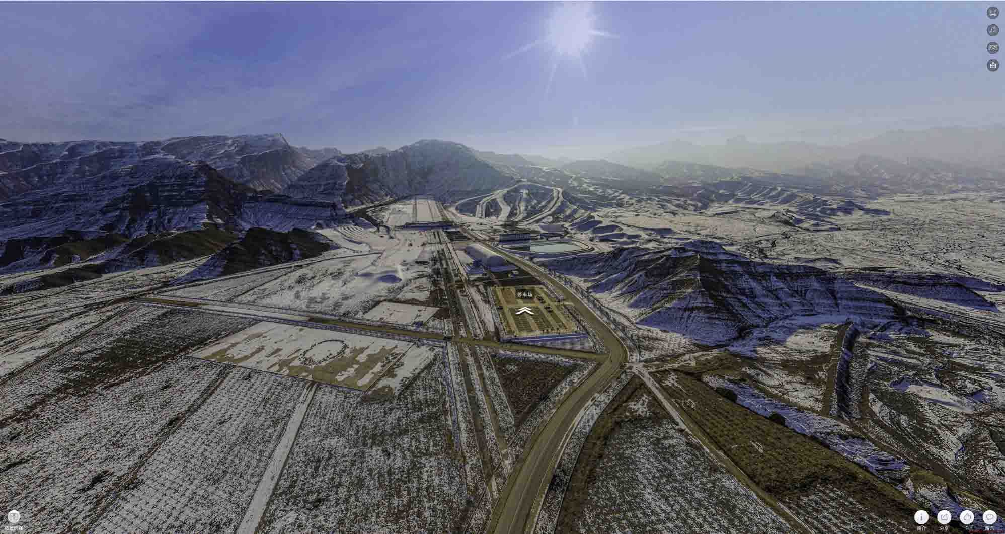 龙山720全景技术：开启全方位视觉新纪元——在手绘地图中的应用探索